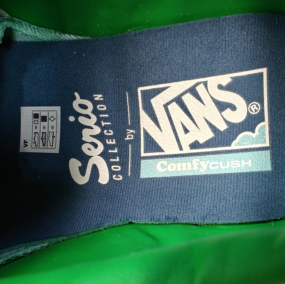 Vans Lowland CC JMP SERIO Collection Multicolor Navy Green Sneakers Men's 11.5 - Picture 8 of 11